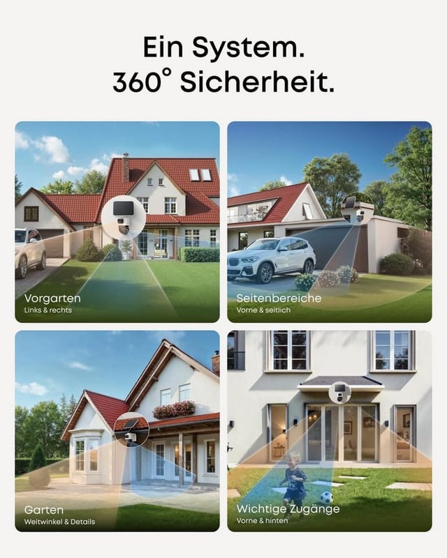 eufy Security Überwachungskamera eufy Security eufyCam S4 (2-tlg)