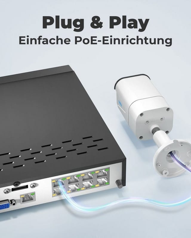 Reolink Überwachungskamera RLK8-800B4-A 4K 8CH PoE (Set, 24/7Aufzeichnung)