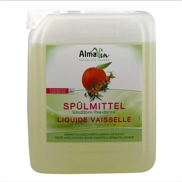 Almawin Spülmittel - Sanddorn Mandarine 5L Geschirrspülmittel