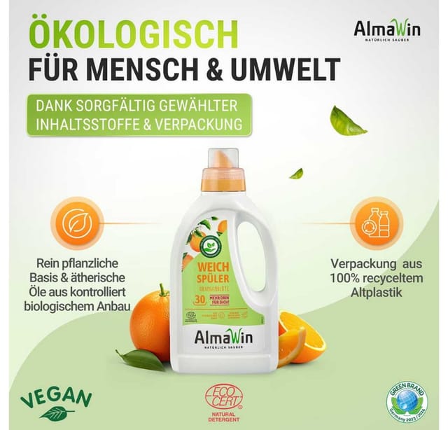 Almawin Weichspüler - Orangenblüte 750ml Weichspüler