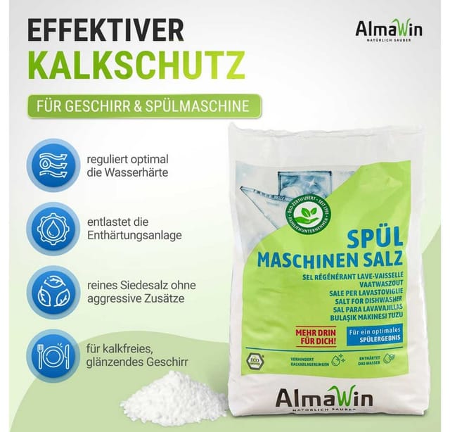 Almawin Geschirrspülsalz 2Kg Spülmaschinensalz