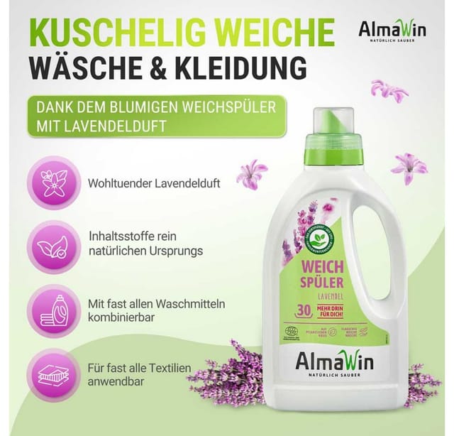 Almawin Weichspüler - Lavendel 750ml Weichspüler