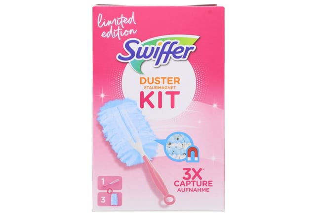 Swiffer Staubwedel Swiffer Staubmagnet KIT Limited Edition in Pink Staubwedel Handgriff &