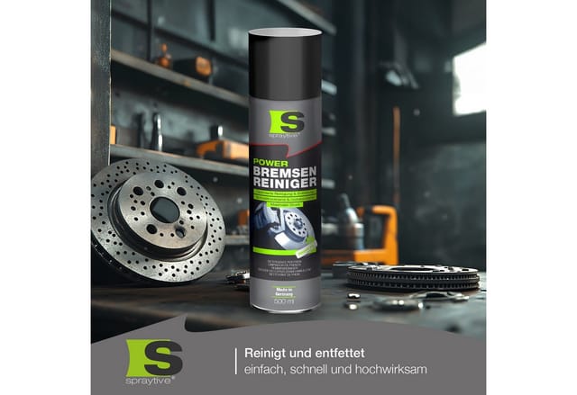 Spraytive 12x 500ml Power Teilereiniger-Spray - Hochwirksamer Kaltreiniger und Bremsenreiniger (Made in Germany)