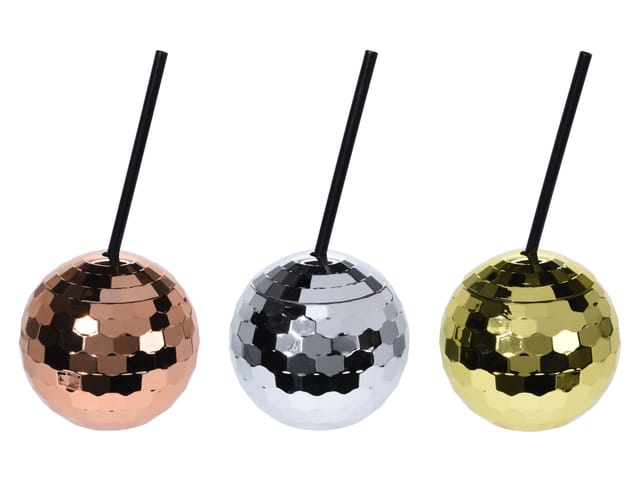 Spetebo Gläser-Set Gläser-Set Trinkgläser mit Deckel und wiederverwendbarem Strohhalm, Kunststoff, Vintage Gläser mit Henkel
