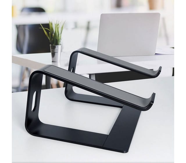 keepdrum Laptop-Ständer keepdrum RS102BK Laptopständer Schwarz, (bis 20 Zoll, 1 Stück, Universal Laptopständer)