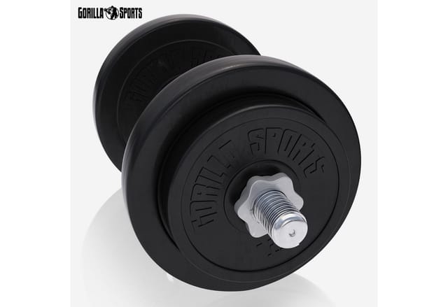 GORILLA SPORTS Kurzhantel Kurzhantelset Kunststoff 20 - 30 kg