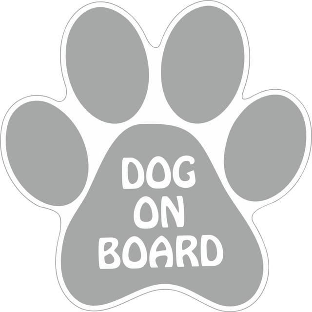 Hermann Schütz Aufkleber Hermann Schütz Aufkleber Pfote Dog on board