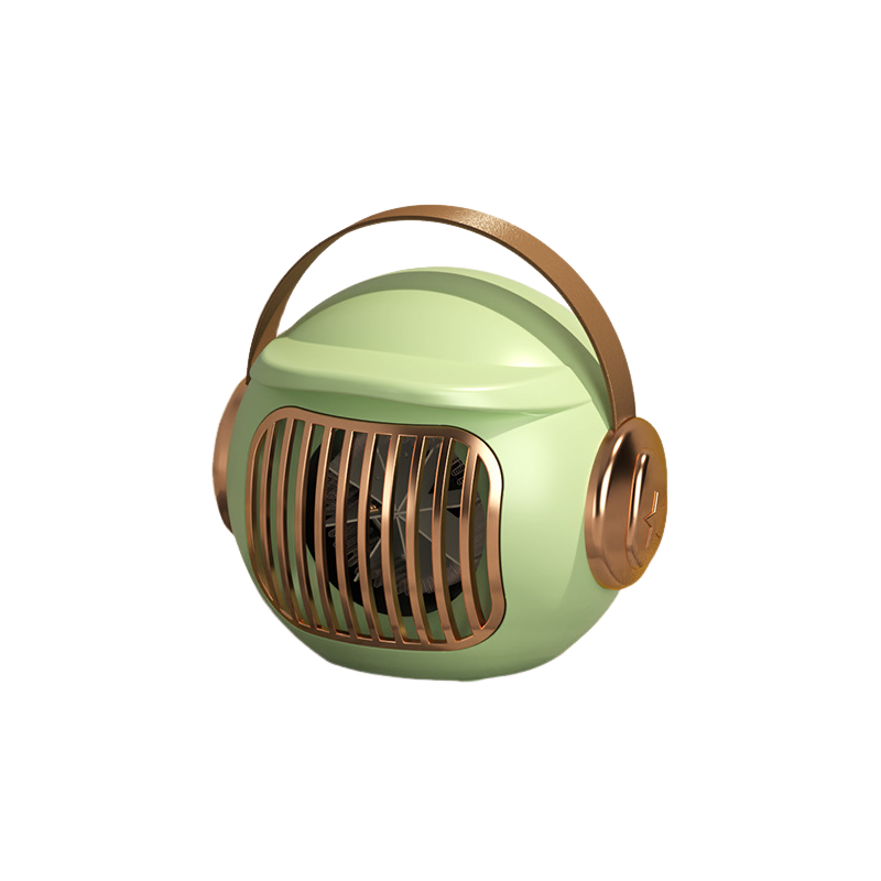 Mini Calefactor Auxiliar Portátil De 500 Vatios, Apto Para Acampada (uso En Interiores), Con Protección Antivuelco (verde).