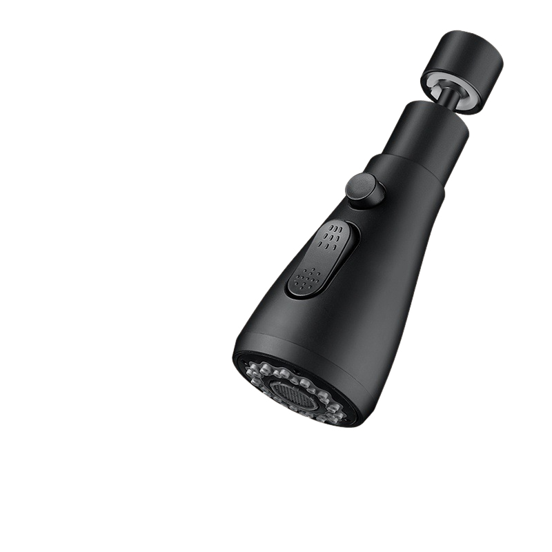 Aireador Para Grifo, Grifo Telescópico Giratorio De 360°, Apto Para Fregaderos De Cocina Y Baño, Empaquetado Individualmente, Color Negro.