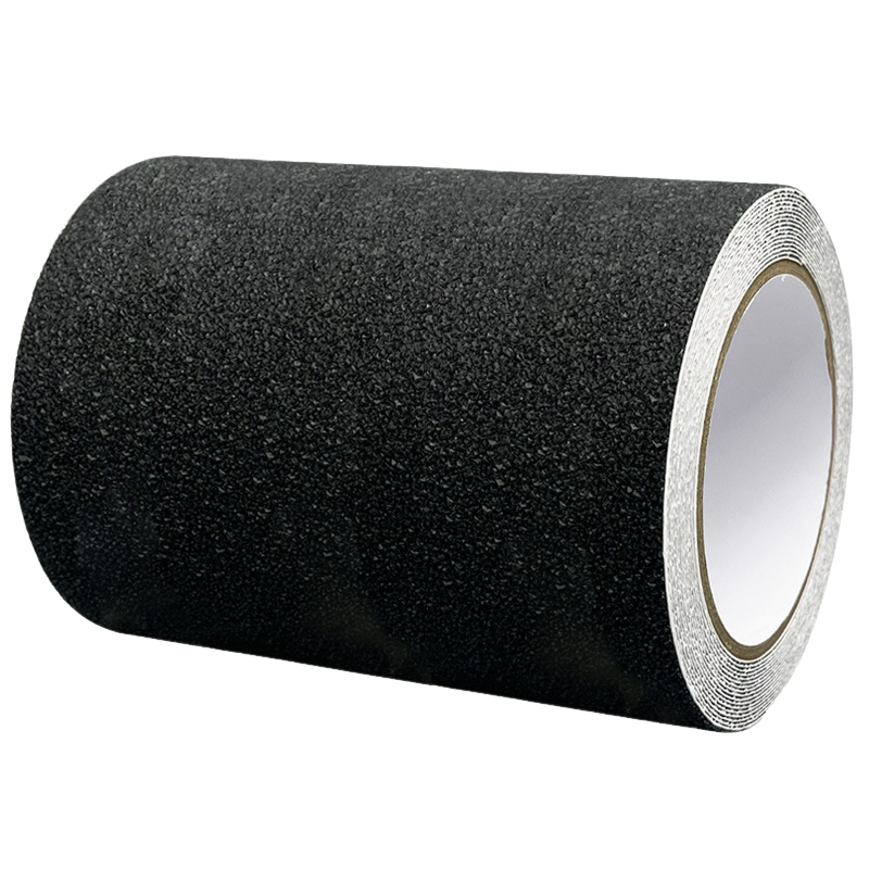 Peldaños Antideslizantes Para Escaleras, Resistentes Al Desgaste, Seguros Y Fiables, De Gran Agarre, 15 Cm X 5 M, Color Negro.