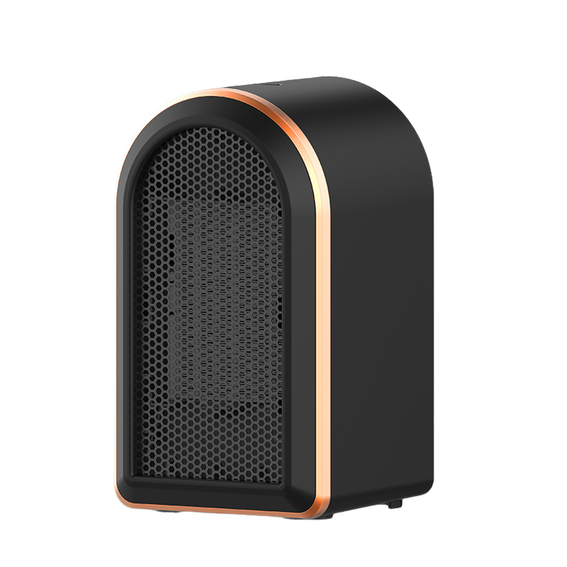 Calefactor Eléctrico Portátil, Con Elemento Calefactor Cerámico Ptc De Bajo Consumo, Calefacción Silenciosa, 1200 Vatios, Color Negro.
