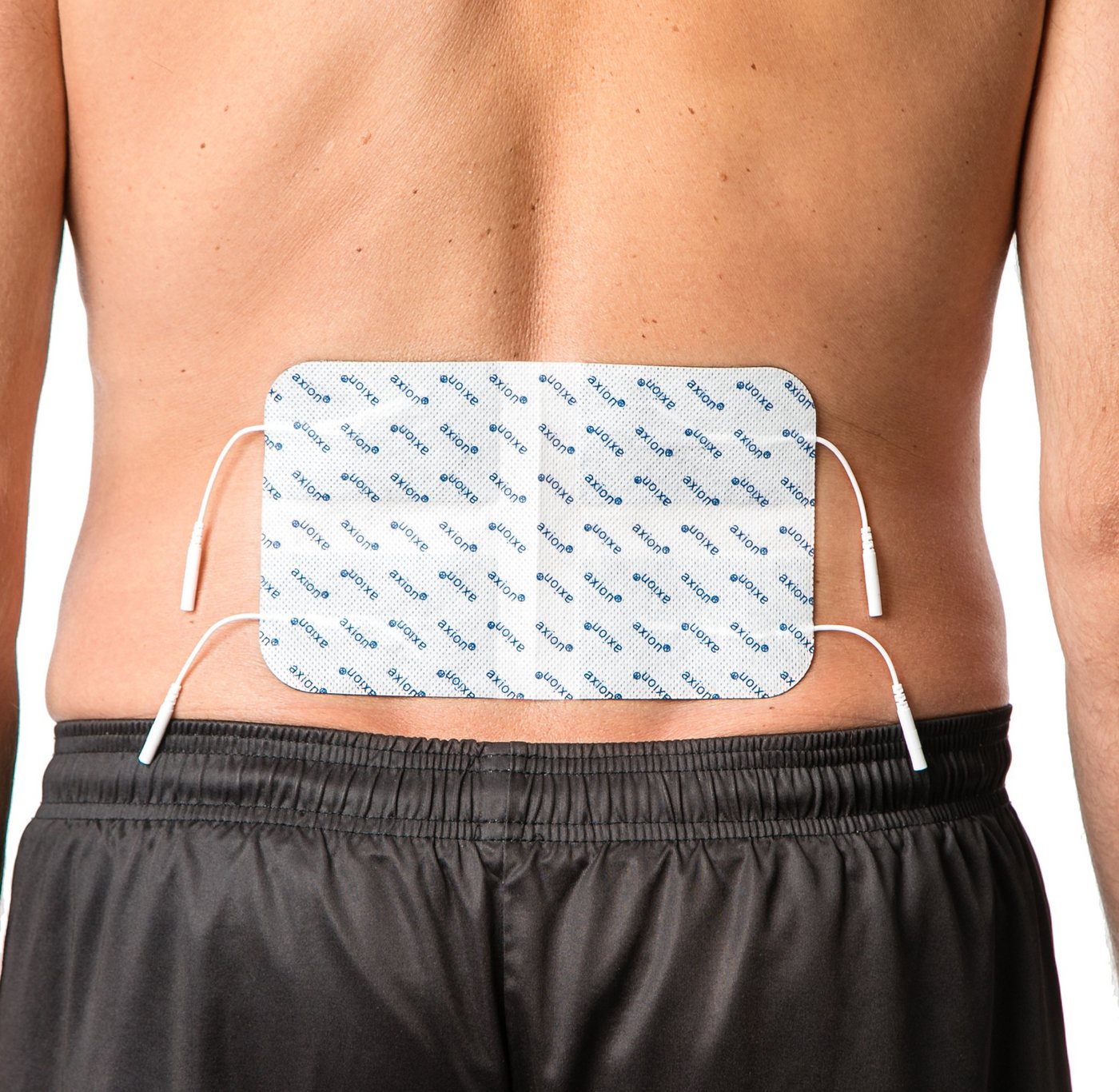Axion Elektrodenpads passend zu Prorelax, Promed, axion - Rückenelektrode 20x12cm, 1 St.,selbstklebende TENS EMS Elektroden, 2mm Steckanschluss Bild 4