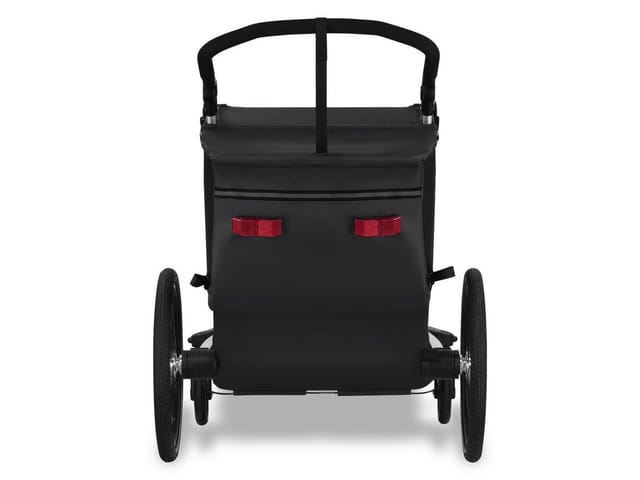 FUXTEC Fahrradkinderanhänger FX-FA1neu, faltbar, für 2 Kinder geeignet, mit 5-Punkt-Sicherheitsgurte