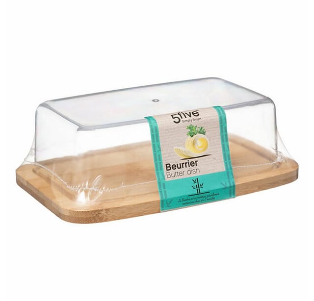 5five Simply Smart Butterdose Bamboo, Bambus, PS-Kunststoff