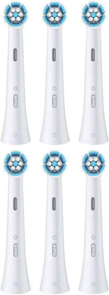 Oral-B Aufsteckbürste Oral-B iO Sanfte Reinigung Aufsteckbürsten 6er Pack, 6 Stk.weiß, iO Sanfte Reinigung