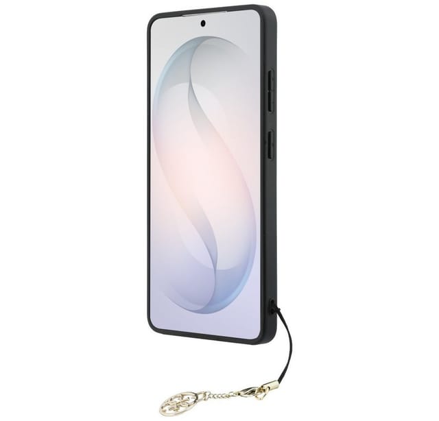 Guess Handyhülle Classic Galaxy S26 Ultra Kunstleder braun MagSafe mit Kette goldfarbig 6,9 Zoll, Kantenschutz