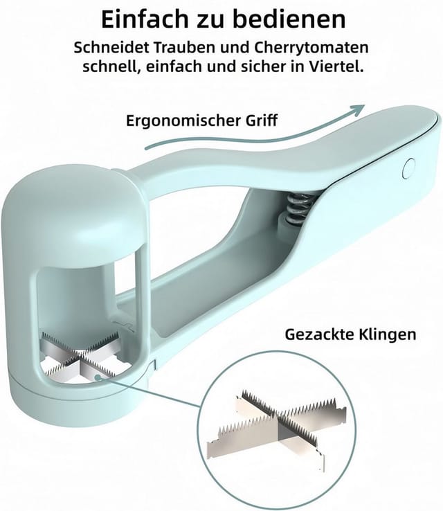 FOUORTUNATE-BEE Obstschneider Obstschneider für Babys und Kleinkinder, Fruchtschneider für Obstsalat und Tortendeko