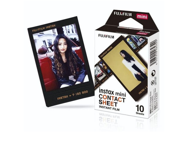 FUJIFILM Sofortbildfilm Fujifilm Instax Mini Film Contact Sheet Color