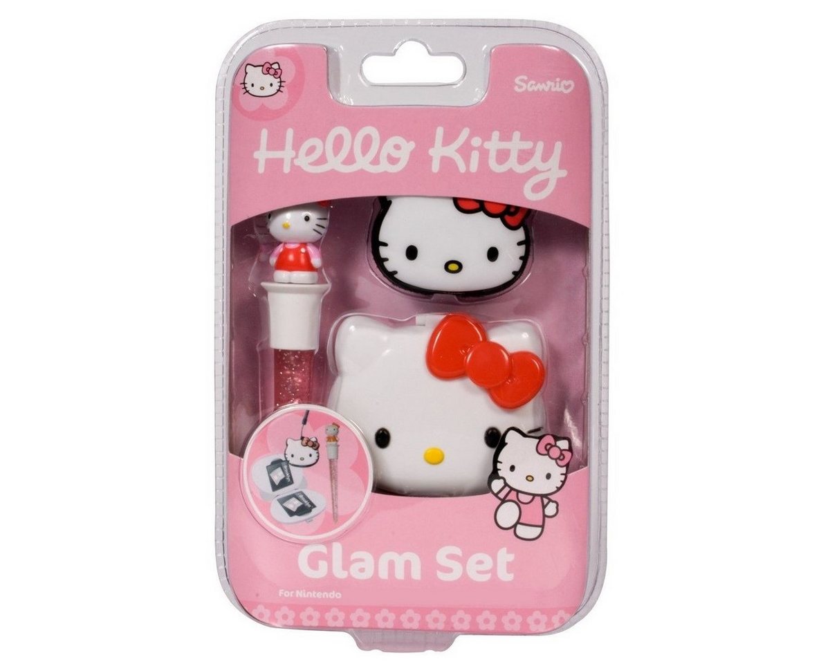 Vidis Hello Kitty PACK Jumbo Stift + Spiele-Hülle Gaming-Controller (Game-Case Großer Eingabestift Schwamm Hello Kitty Design für Nintendo)