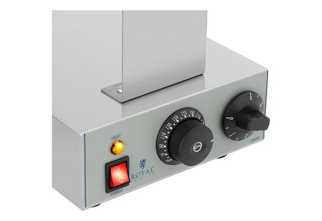 Royal Catering Waffeleisen Bubble Waffel 1415 W 50 - 250 °C Timer 0 - 5 min rotierbar Teflon, 1415 W