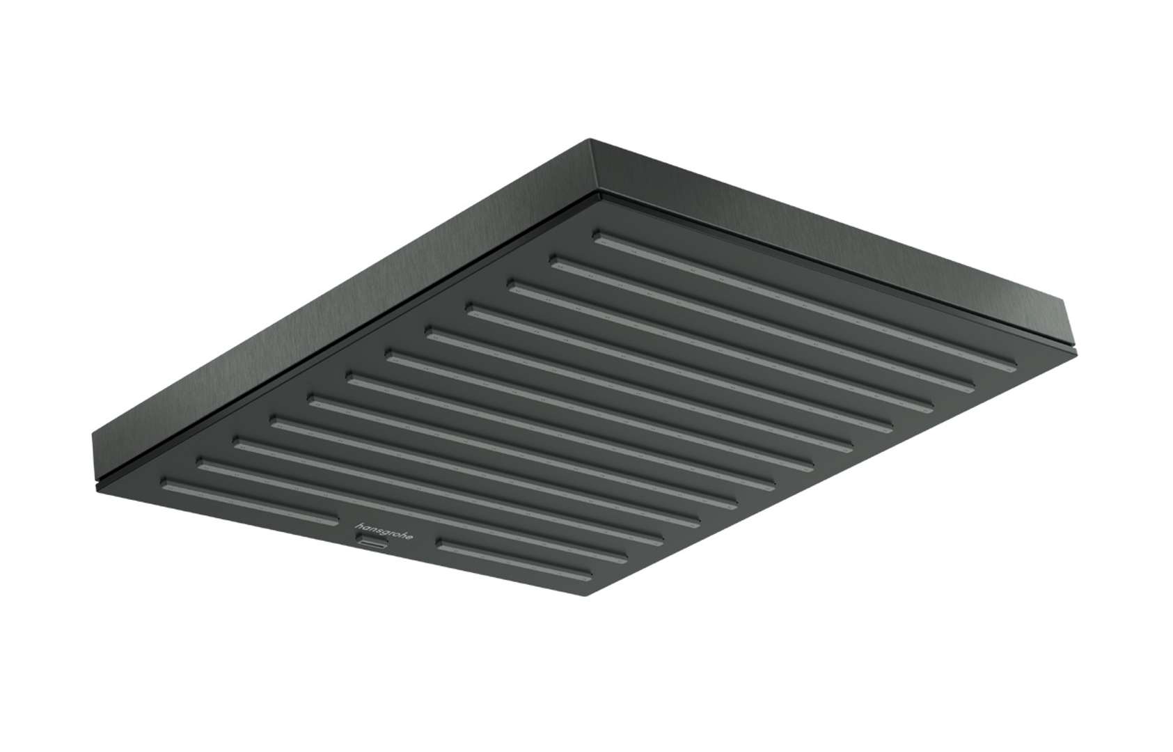 Hansgrohe Pulsify E - Kopfbrause, 26 X 26 Cm, Ecosmart, Schwarzchrom Gebürstet 24331340
