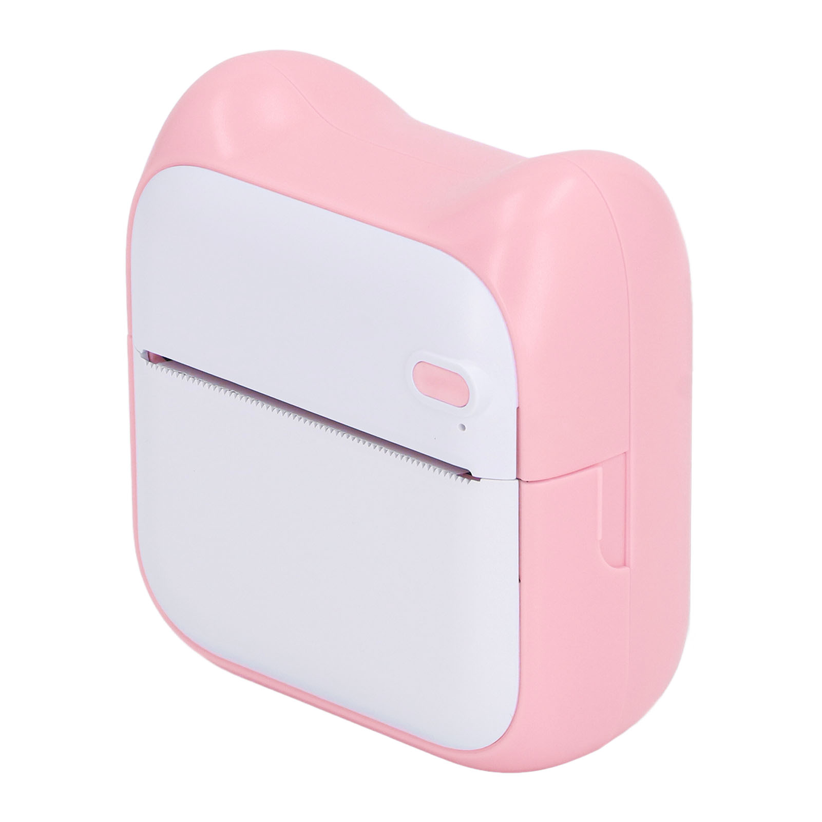 Mini-taschendrucker Mit 5 Papierrollen, Bluetooth-drucker, Thermodrucker Für Etiketten, Fotos, Notizbücher, Pink