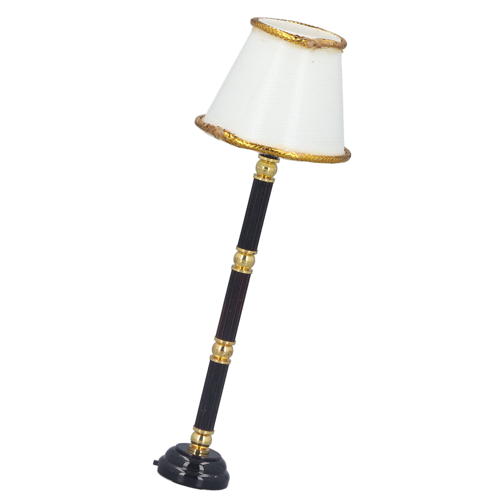 Miniatur-stehlampe Im Maßstab 1:12 Für Puppenhäuser, Batteriebetrieben, Led-lampe, Modell, Lebensecht, Exquisites Metall, Puppenhausmöbel-dekoration