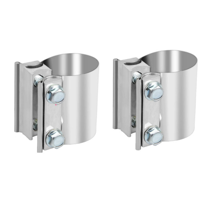 2-teilige 2,0-zoll (51,3 Mm) Auspuffschelle, Edelstahl-auspuff-stoßverbinderhülse
