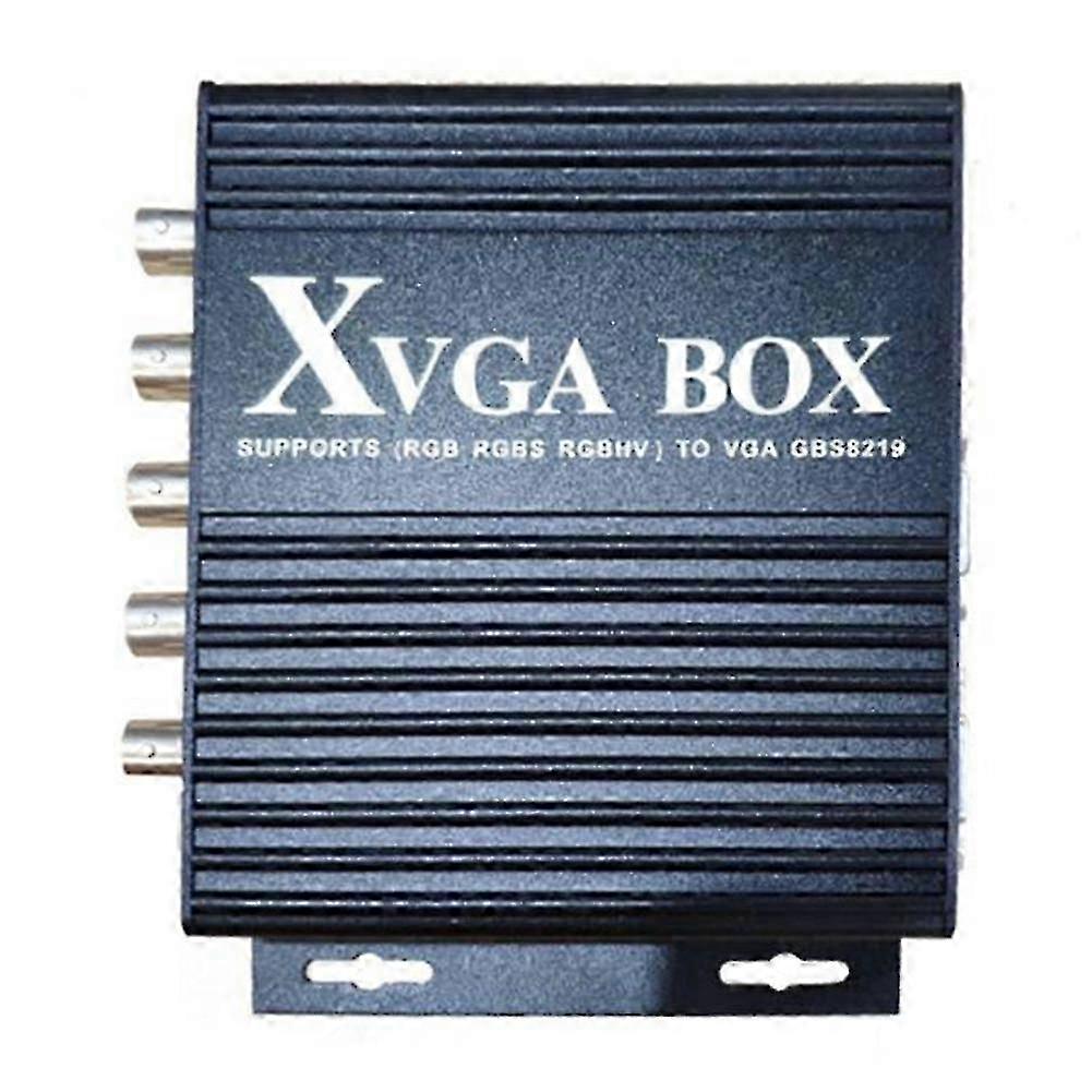 Gbs-8219 Industrieller Videokonverter Xvga Box Rgb Zu Vga Rgbs Zu Vga Videokonverter Für Industrie, Handel, Eu-stecker Schwarz