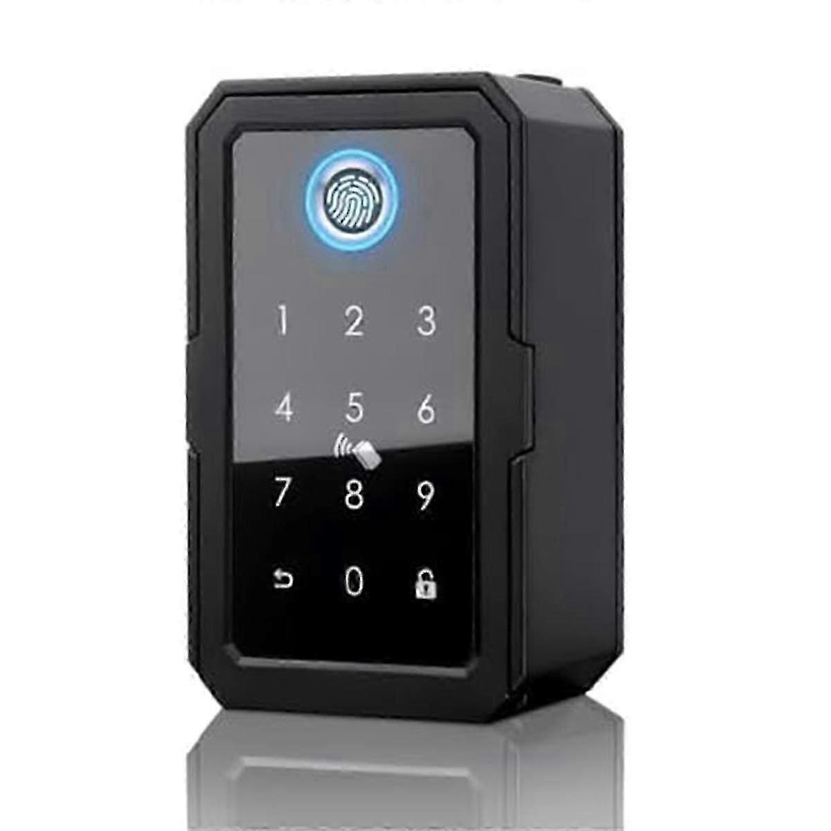 Smartkey-schlüsseltresor, Drahtloser Smartlock-schlüsseltresor Für Zuhause, Elektronischer Schlüsseltresor Mit App-code Und Bluetooth-verbindung Für Den Hausgebrauch Schwarz