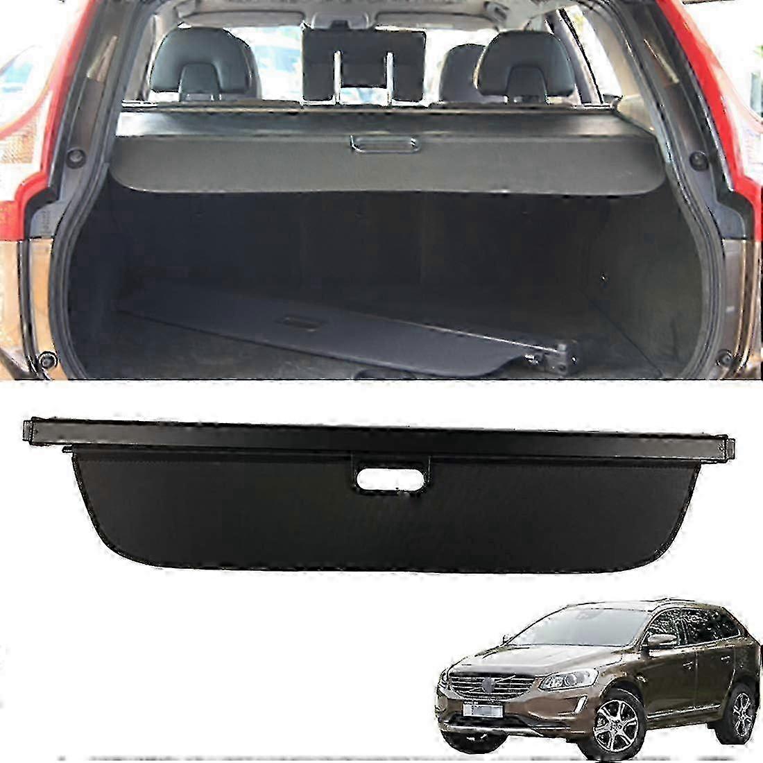 Ausziehbare Gepäckraumabdeckung Für Den Kofferraum, Kompatibel Mit Volvo Xc60 2013, Sichtschutz-sonnenblenden, Sicherer Stauraum
