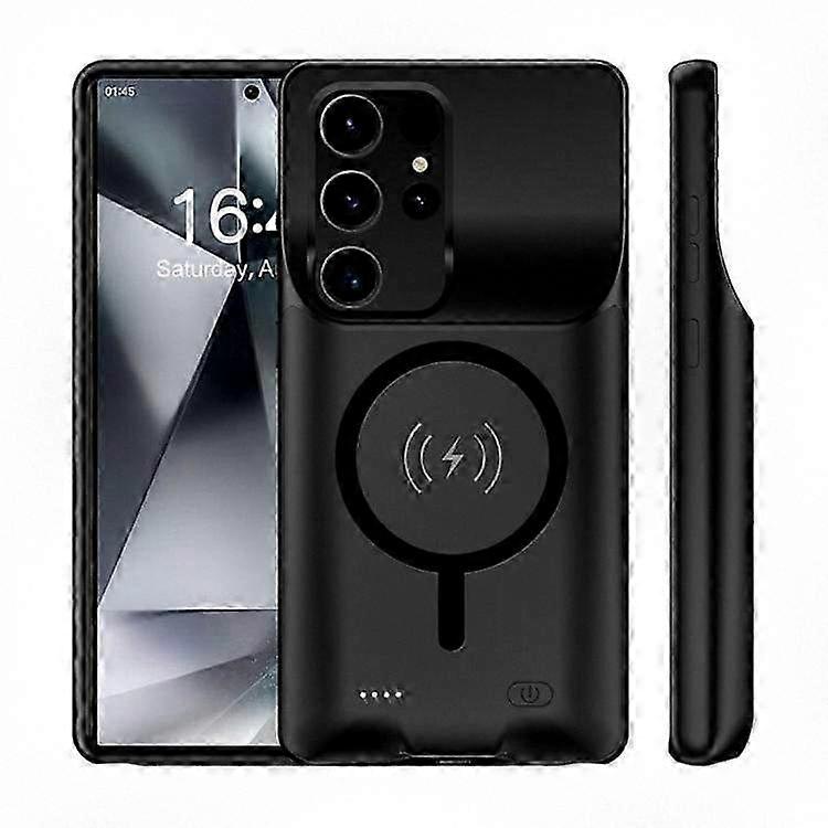Kompatibel Mit Samsung Galaxy S24 Ultra C28 Tpu-hülle Mit Magnetischer Powerbank Und 10000mah-ladefunktion