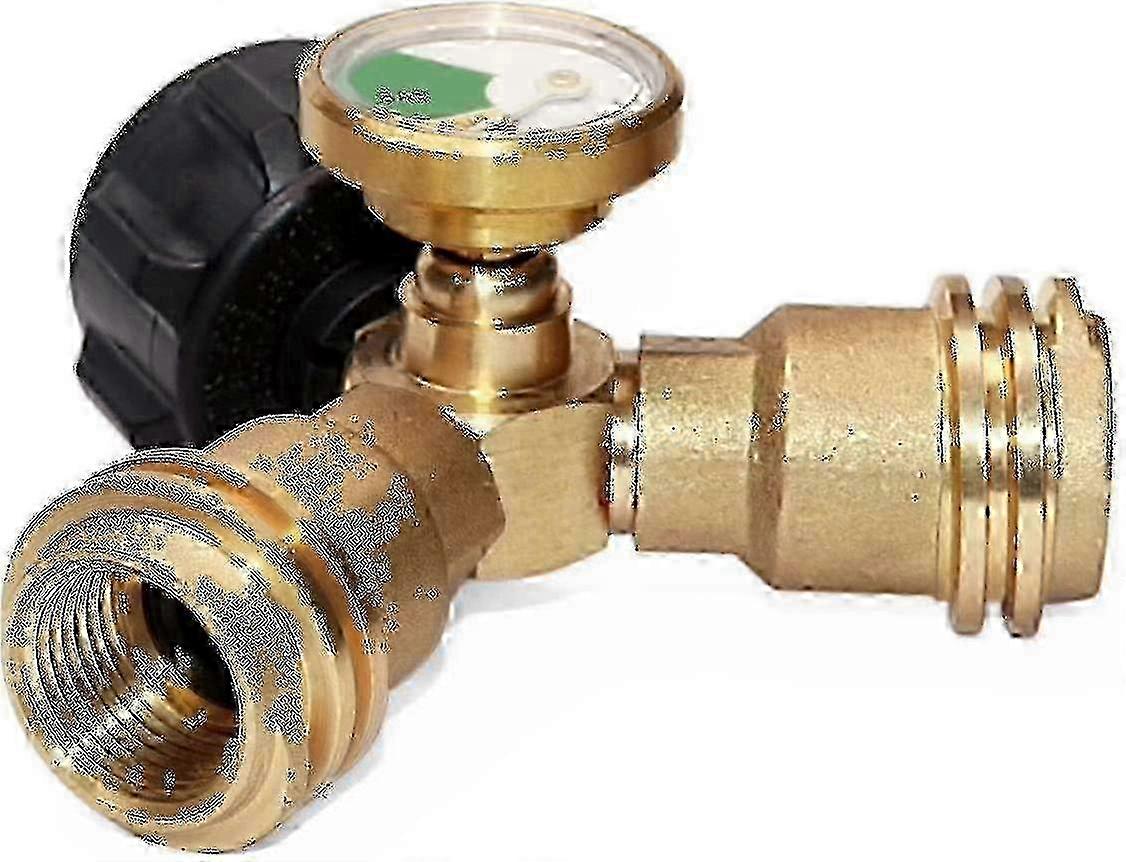 Z Barsinfi Splitter, Propangastank-y-splitter-adapter, Mit Instrument, 2-wege-lpg-adapter-t-stück