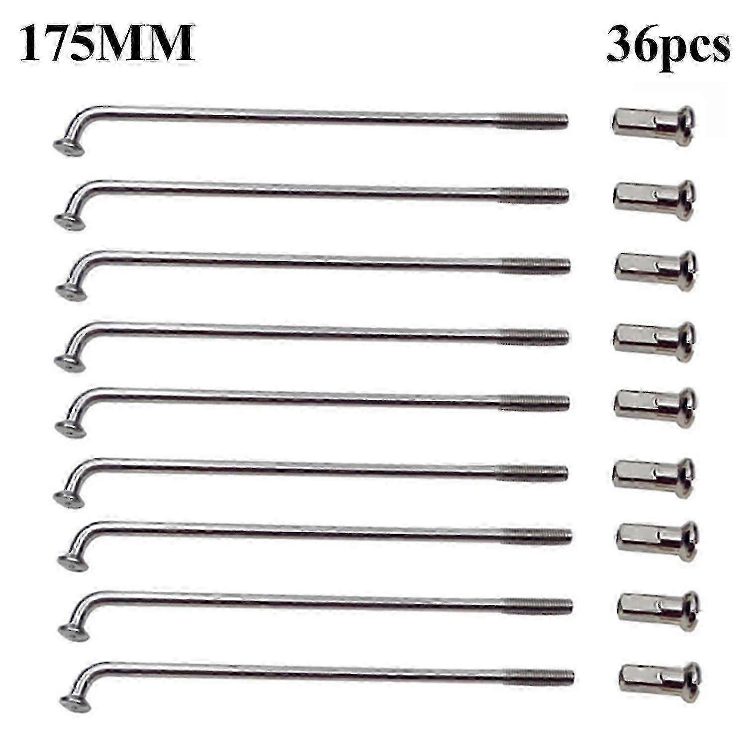 36 Stück Fahrradspeichen, Langlebig, Multifunktional, Leicht, Für Mountainbikes 175 Mm