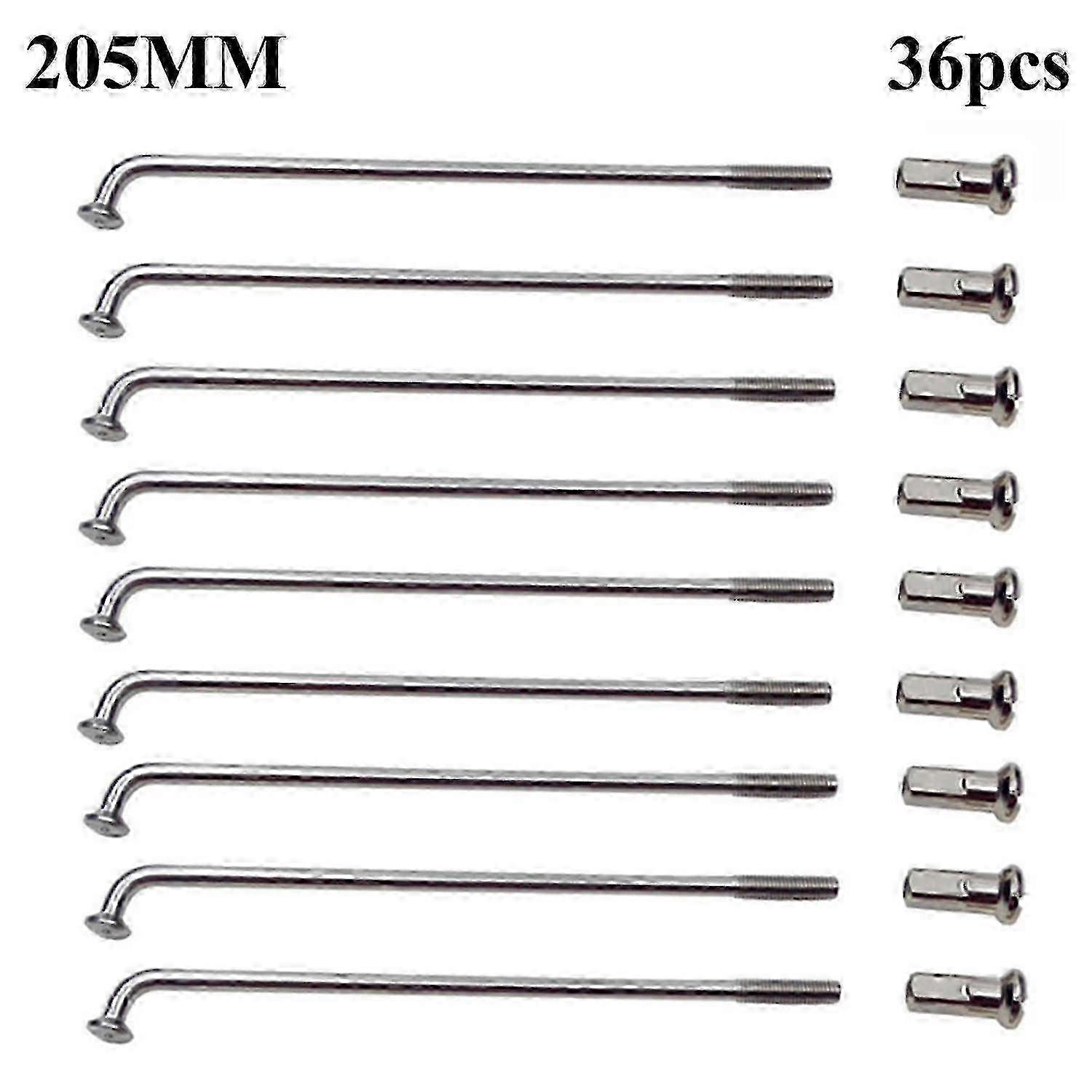36 Stück Fahrradspeichen, Langlebig, Multifunktional, Leicht, Für Mountainbikes 205 Mm