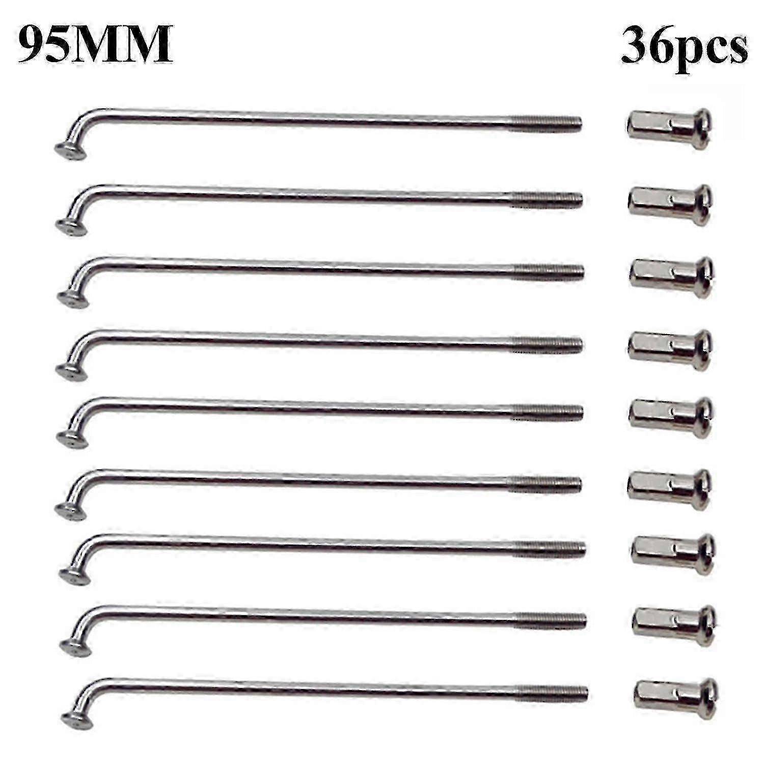 36 Stück Fahrradspeichen, Langlebig, Multifunktional, Leicht, Für Mountainbikes 95 Mm