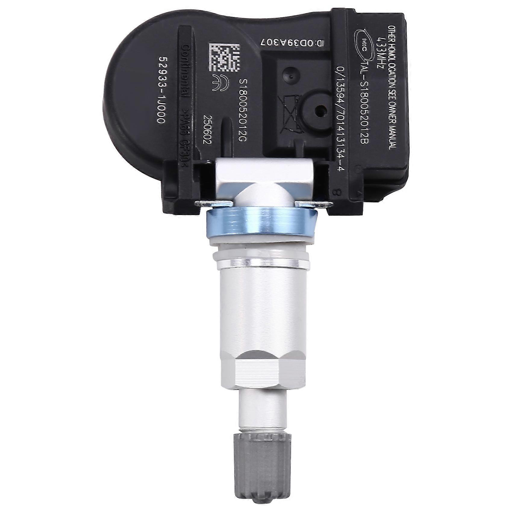 Reifendrucksensor 433 Mhz Tpms Reifendruckkontrollsystem 52933-1j000 Für Hyundai I20, Kia Optima Und Soul Schwarz