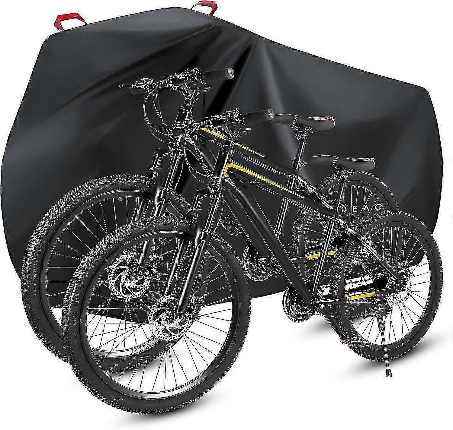Wasserdichte Fahrradabdeckung In Xl-größe Für Den Außenbereich – Regenschutz Aus 210d Nylon Für 1 Oder 2 Fahrräder