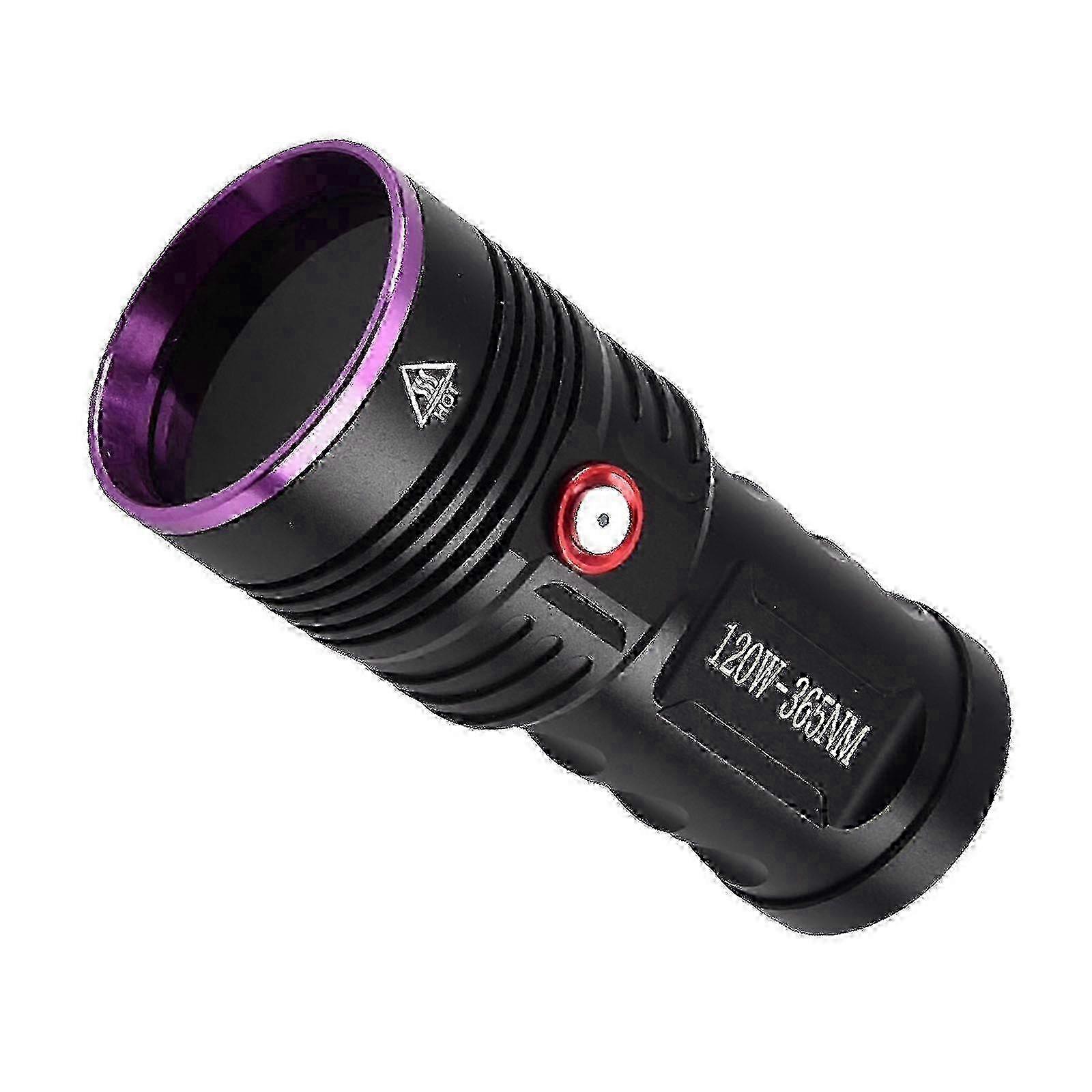 Premium 365nm Uv-taschenlampe – Robuste Schwarzlicht-uv-taschenlampe, Geeignet Für Alle Uv-anforderungen Mit Akku-set