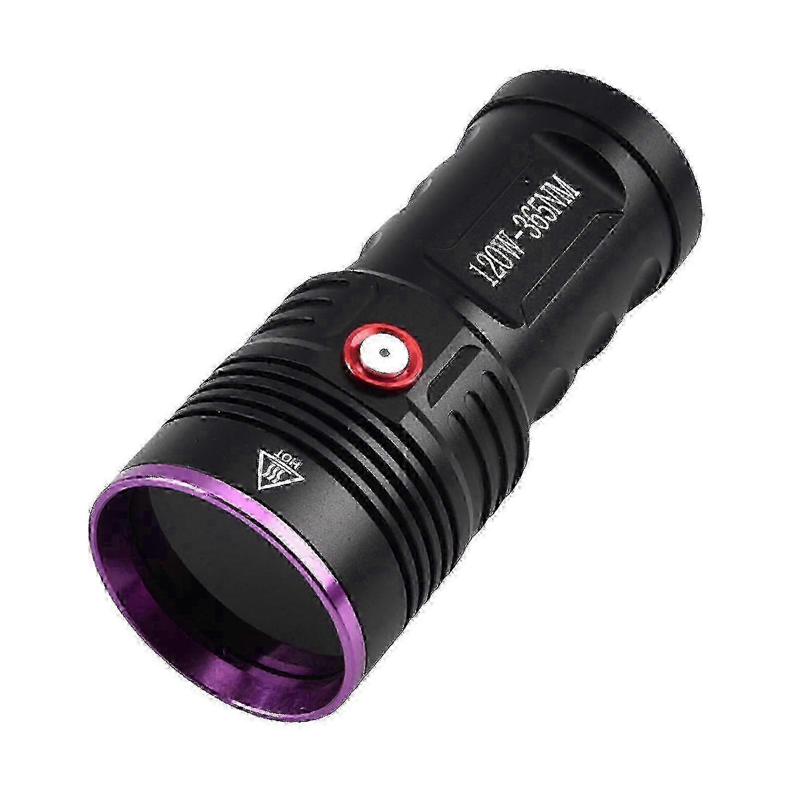 Premium 365nm Uv-taschenlampe – Robuste Schwarzlicht-uv-taschenlampe, Geeignet Für Alle Uv-anforderungen Mit Batterie