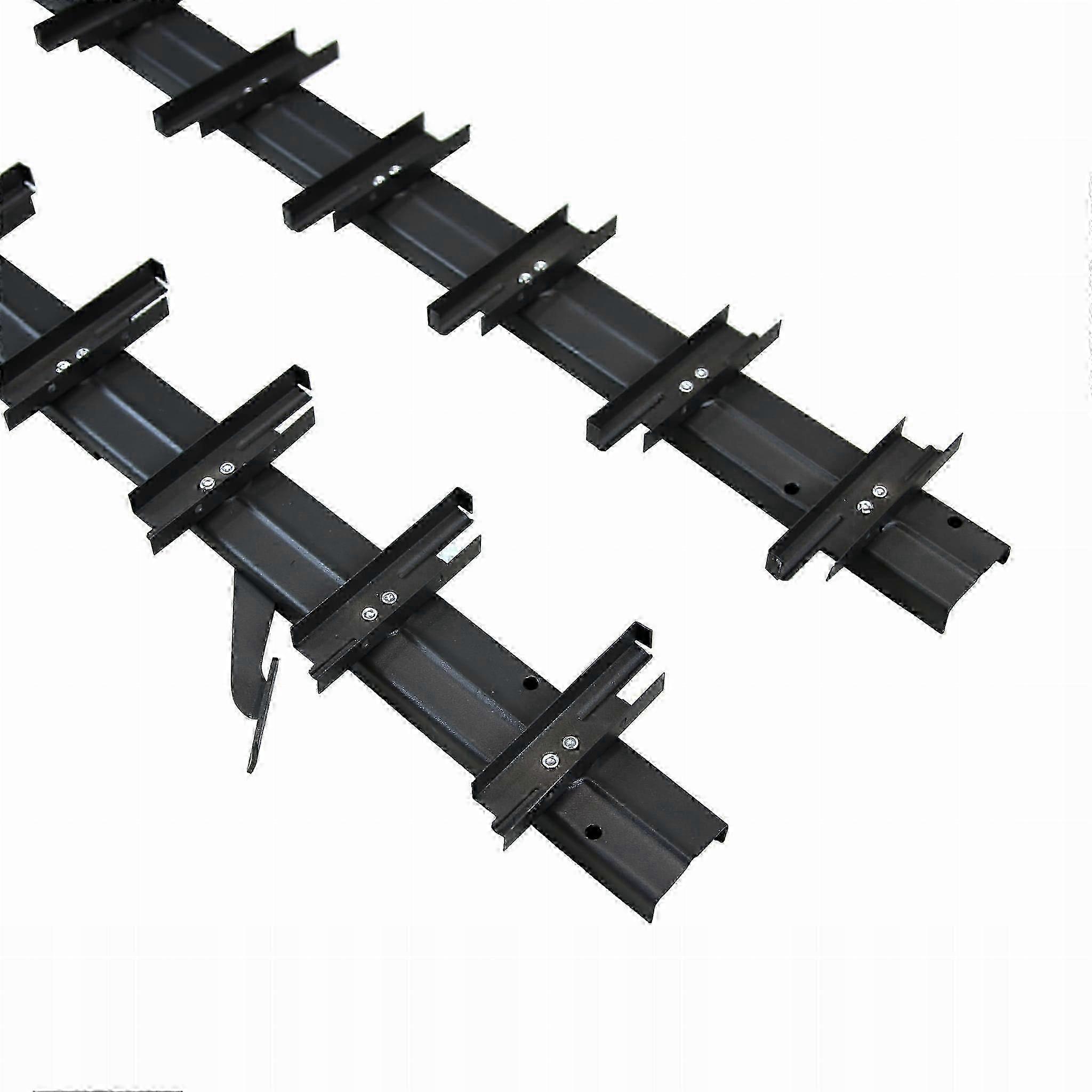 2-teiliges Terrassen-system Mit Rollläden, 109 Cm Breite Stahl-fensterpaneele Für Den Außenbereich In Anthrazitgrau