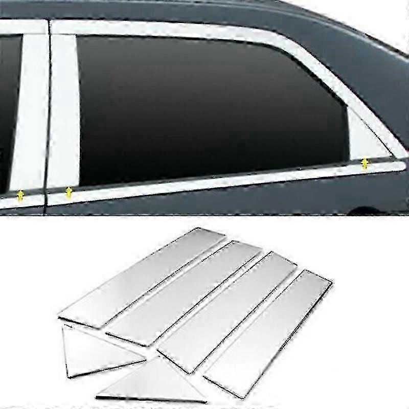 F 6-teiliges Chrom-fenstersäulen-zierteil Für Chrysler 300 300c 2005-2010