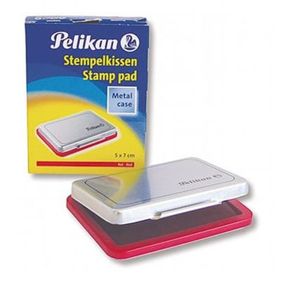 Pelikan Stempelkissen Gr 3 Blech Rot Stempelkissen