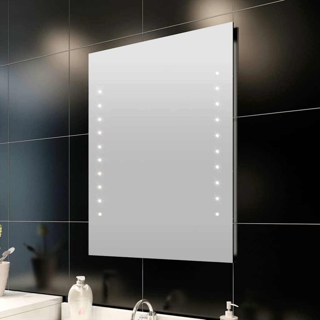 Maison Exclusive - Badspiegel 60x80 Cm Mit Led-leuchten