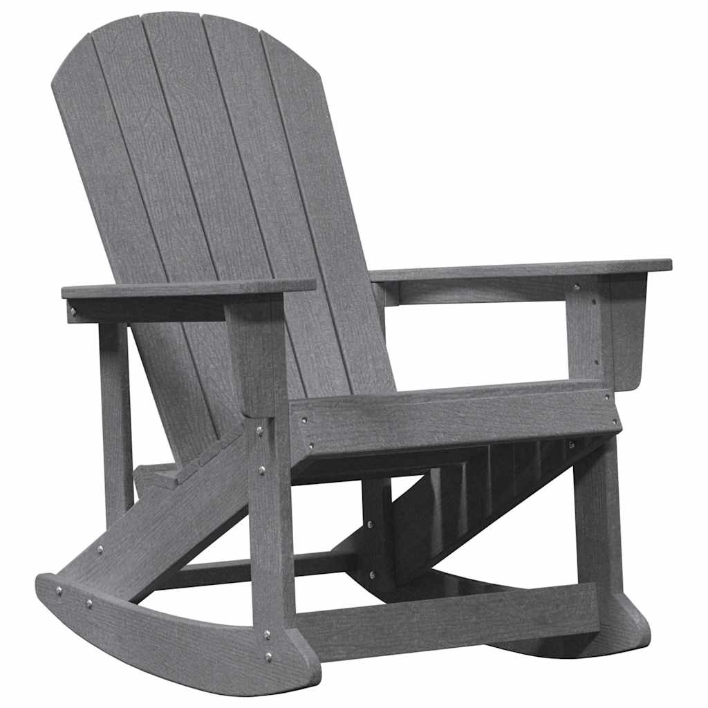 Maison Exclusive - Adirondack-schaukelstuhl Hellgrau Hdpe