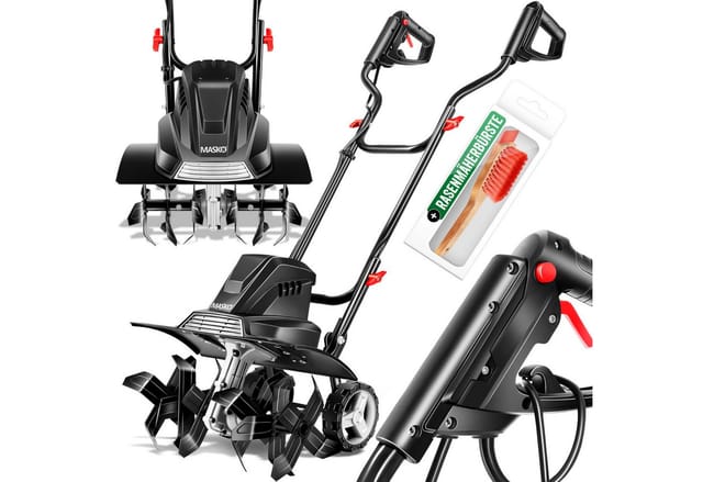 Masko® Elektro-motorhacke, 1500 W - Schwarz