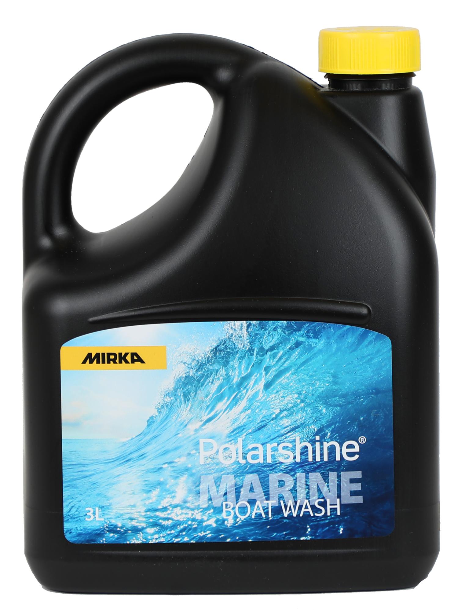Mirka Polarshine Marine Boat Wash / 3 Liter / Hochwertiges, Biologisch Abbaubarer Bootsreiniger Gfk Für Alle Oberflächen / 7998100311pm