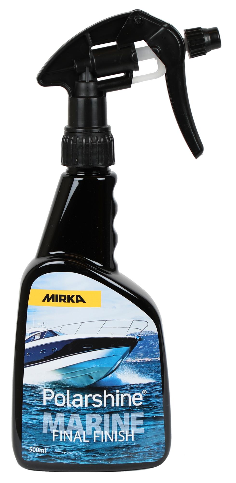 Mirka Polarshine Marine Final Finish / 500 Ml / Hochwertiges, Silikonfreies Reinigungs- Und Veredelungsmittel Für Alle Bootsoberflächen / 7998300501pm