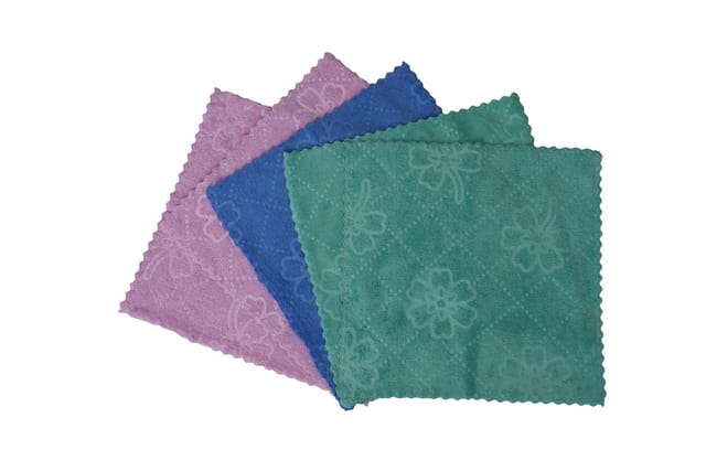 HH-Haushalt Microfaser-Tücher "Prilblümchen" 30 x 30 cm, 5er Set Reinigungstücher